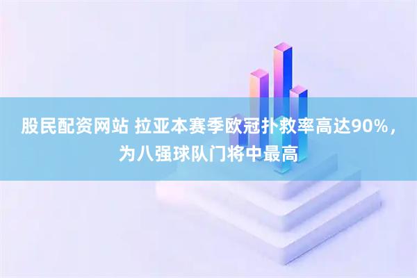 股民配资网站 拉亚本赛季欧冠扑救率高达90%，为八强球队门将中最高